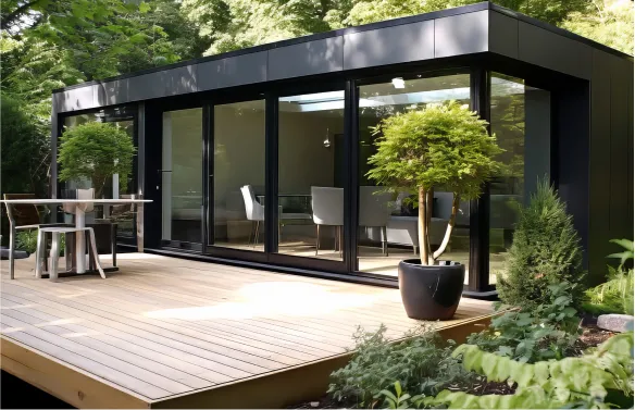 luxury garden room costs £42,000